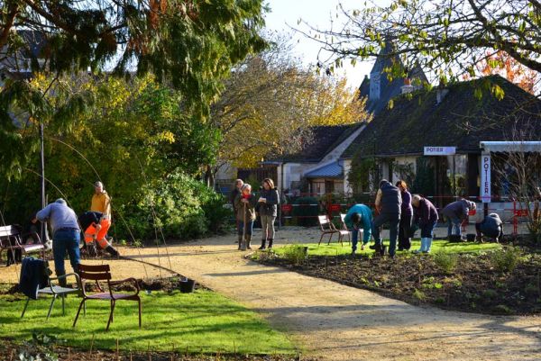 Inauguration du Parc aux Pivoines