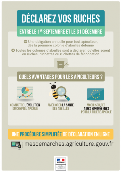 Déclarez vos ruches